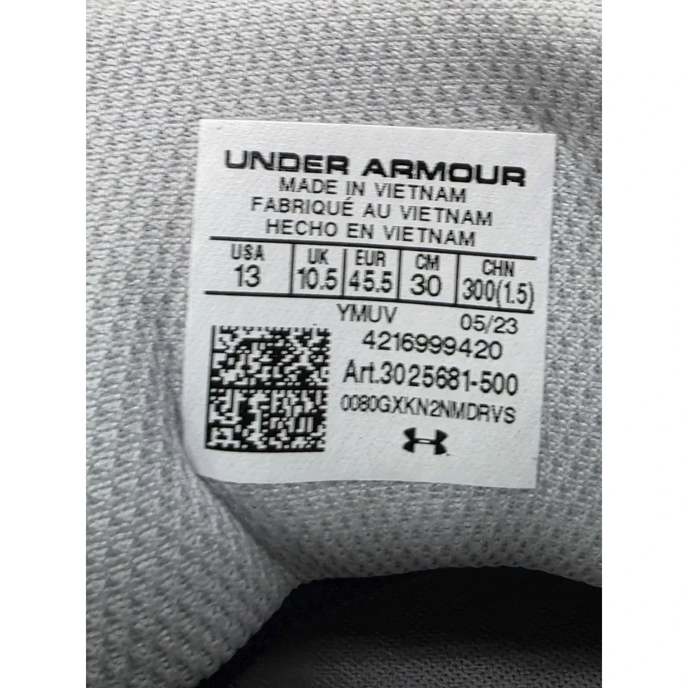 Under Armour Women's HOVR Ascent 2 Basketball Shoes 3025681-500 Size 13 Men's